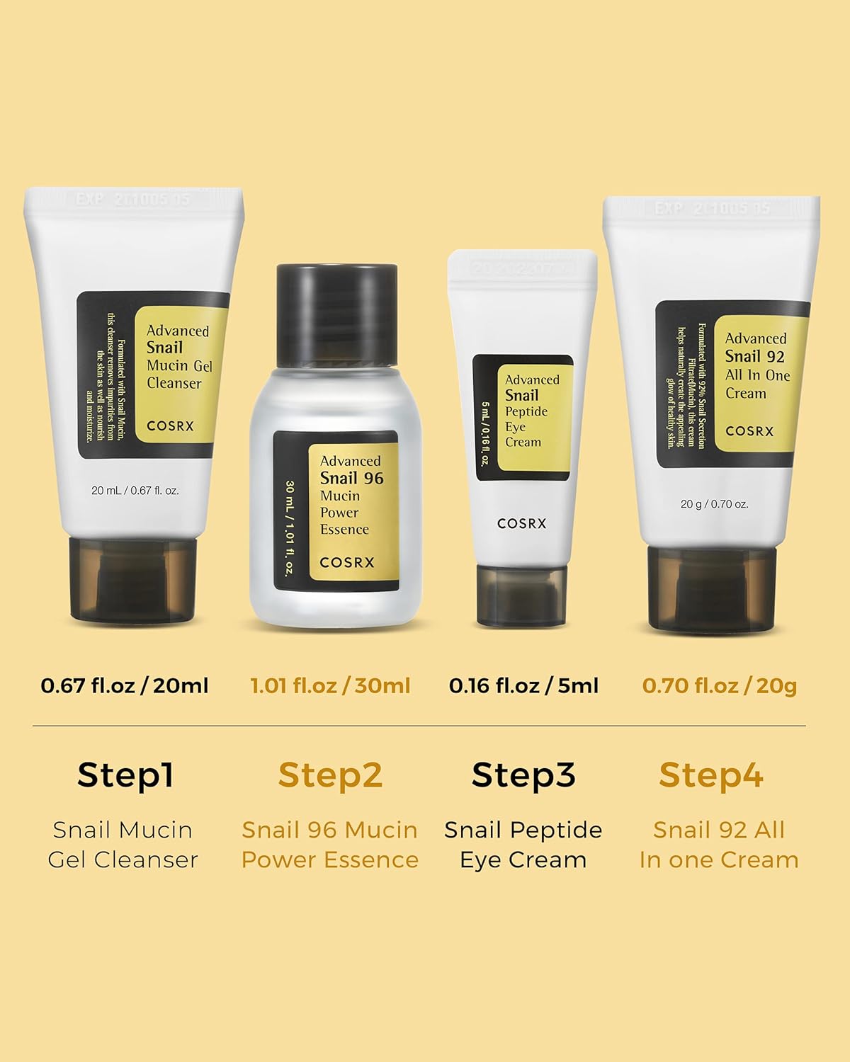 COSRX All About Snail Korean Skincare The Globally Popular COSRX Snail Skincare Line: Cleanser, Eye Cream, Essence & All-in-One Comparison 코스알엑스 달팽이 클랜저 달팽이 뮤신 에센스 달팽이 아이크림 달팽이 올인원 크림