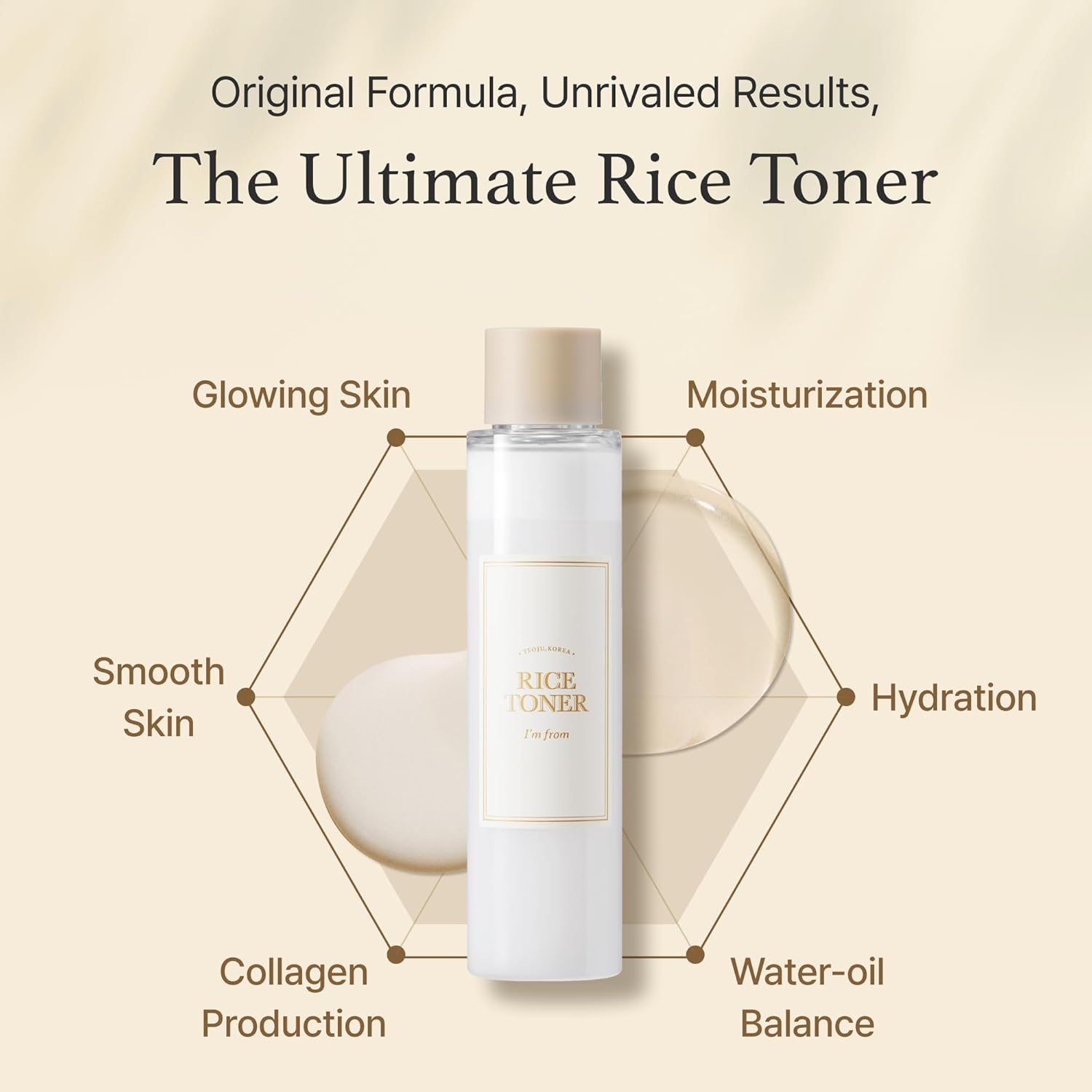 I'm from Rice Toner, Milky Toner for Glowing Skin, 77.78% I'm From Rice Toner, Vegan Skincare Review ｜K-Beauty Products Black Friday Deals