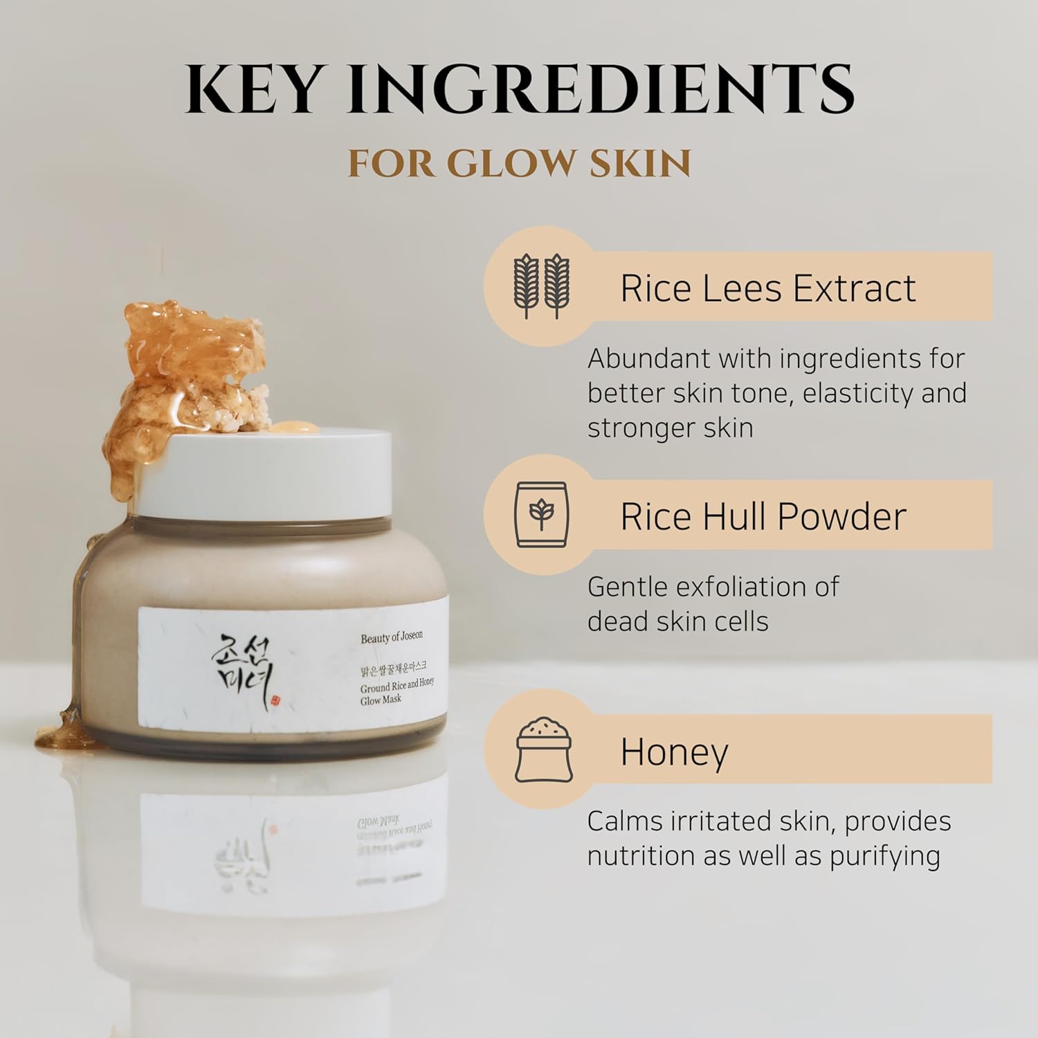 조선미녀 glow mask Beauty of Joseon Ground Rice and Honey Glow Mask review, effect, whitening