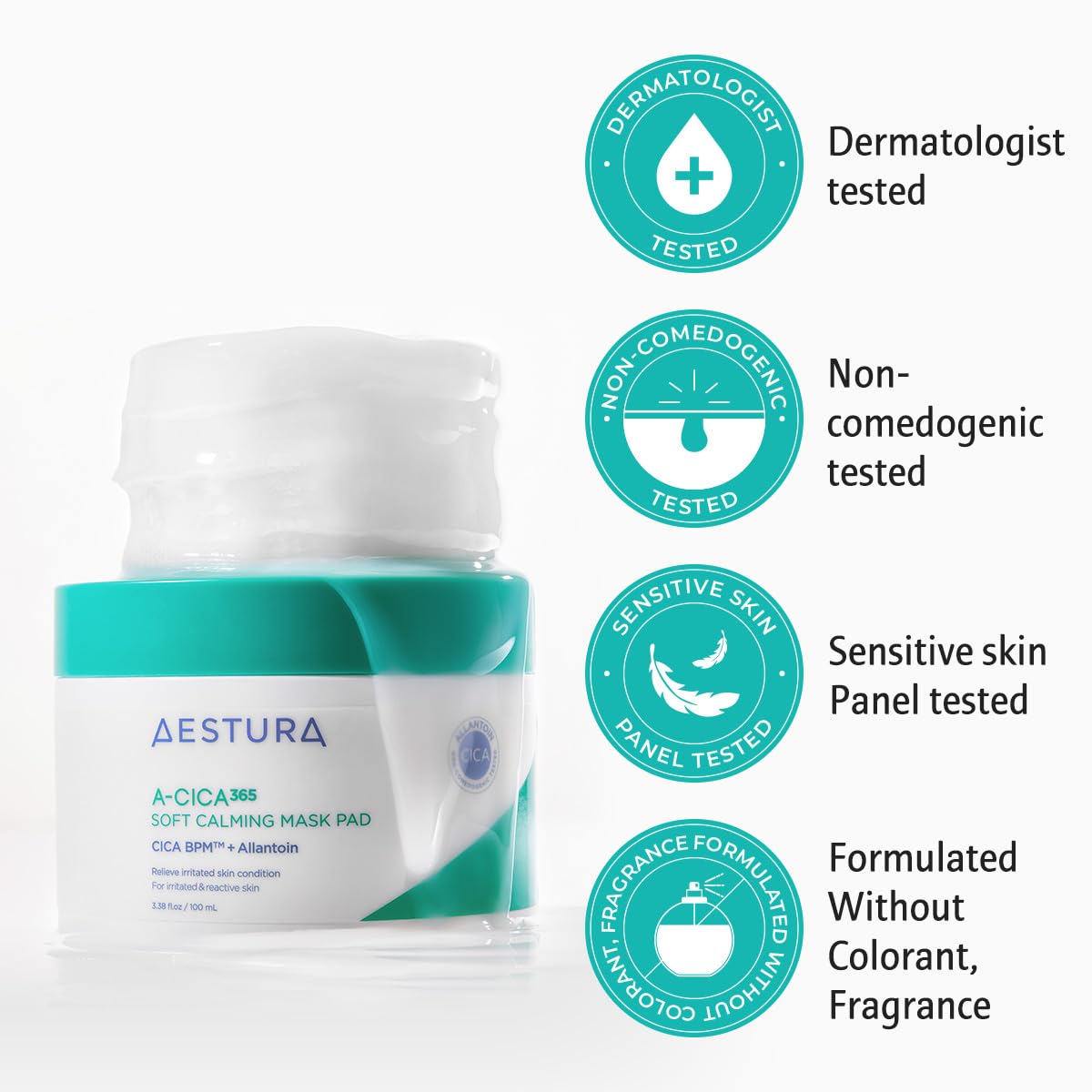 AESTURA A-Cica 365  Black Friday K-Beauty Gem: AESTURA A-CICA 365 Soft Calming Mask Pad 에스트라 패드