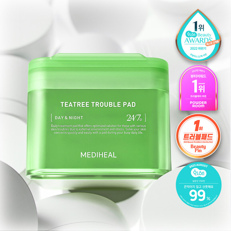 mediheal tea tree K-Beauty Mediheal Pad Comparison: Madecassoside Blemish Pad & Tea Tree Trouble Pad